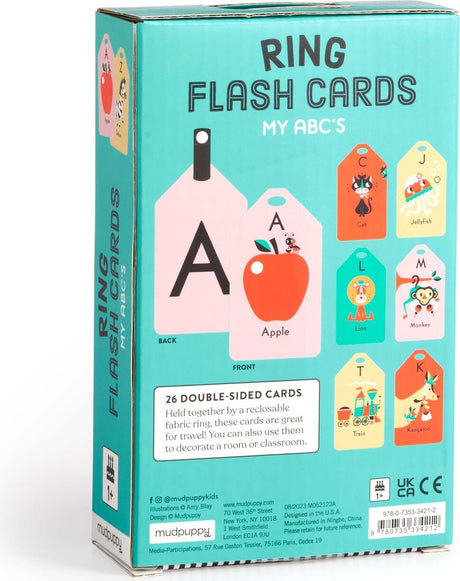 Mudpuppy Ring Flash Cards: My ABC's