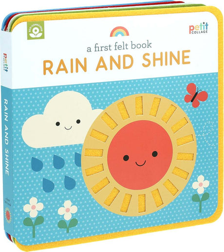 Petit Collage A First Felt Book: Rain and Shine