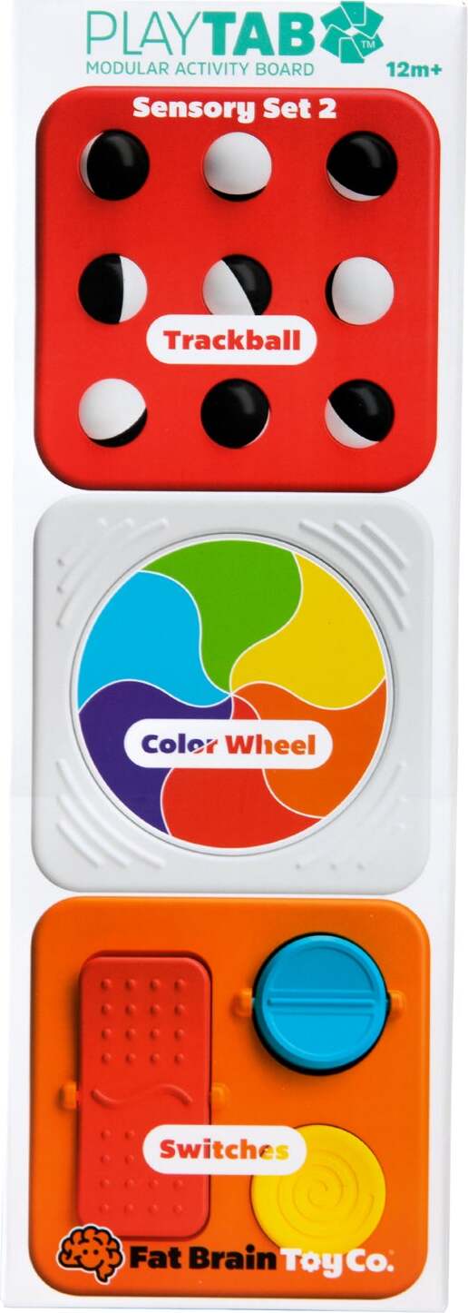 PlayTab Sensory Set Tiles - 4 style Asst
