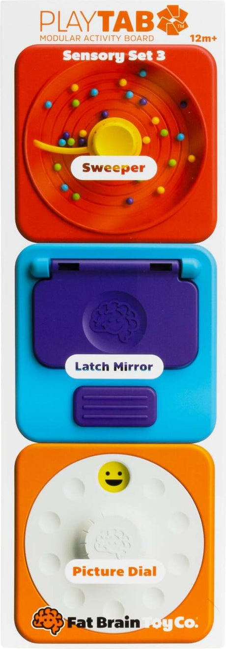 PlayTab Sensory Set Tiles - 4 style Asst