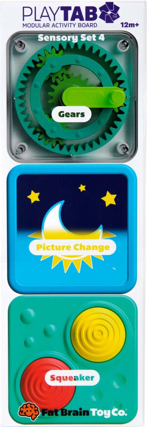 PlayTab Sensory Set Tiles - 4 style Asst