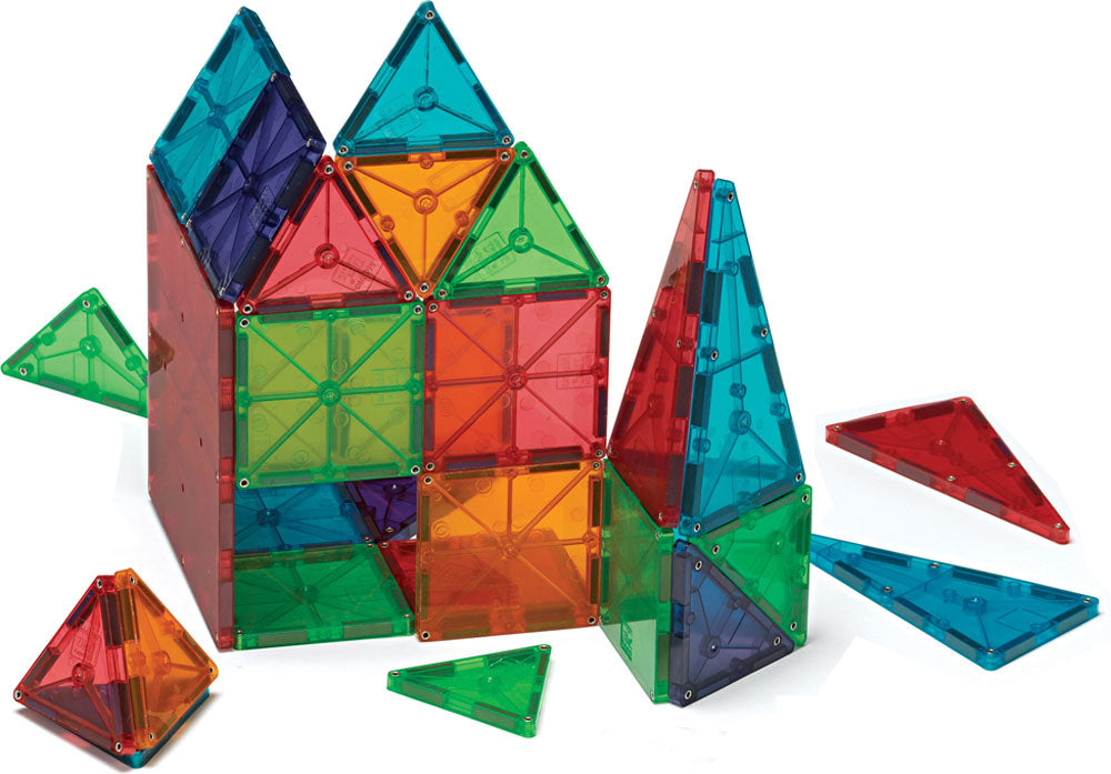 Magna-Tiles® Clear Colors 100 Piece Set