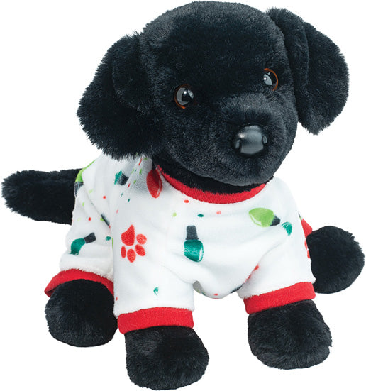 Douglas PJ Pup Black Lab Plush Stuffed Animal - Medium