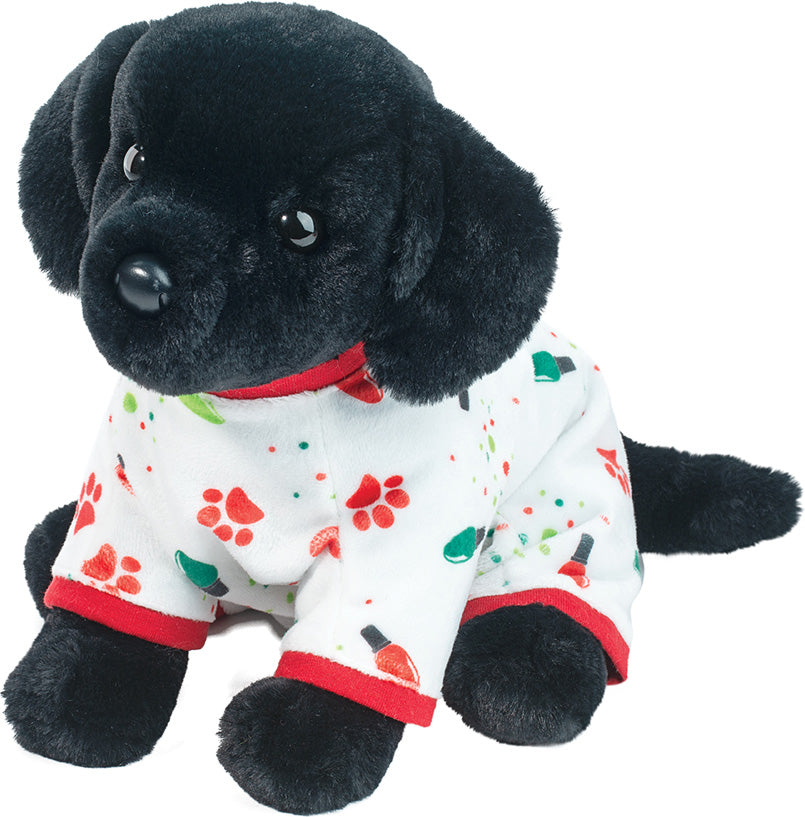 Douglas PJ Pup Black Lab Plush Stuffed Animal - Large