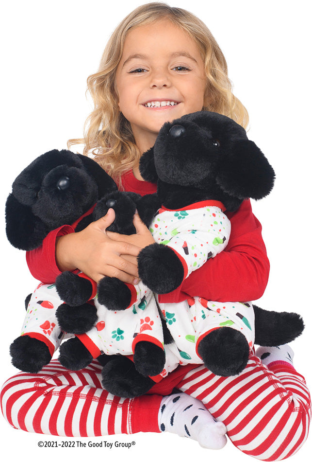 Douglas PJ Pup Black Lab Plush Stuffed Animal - Large