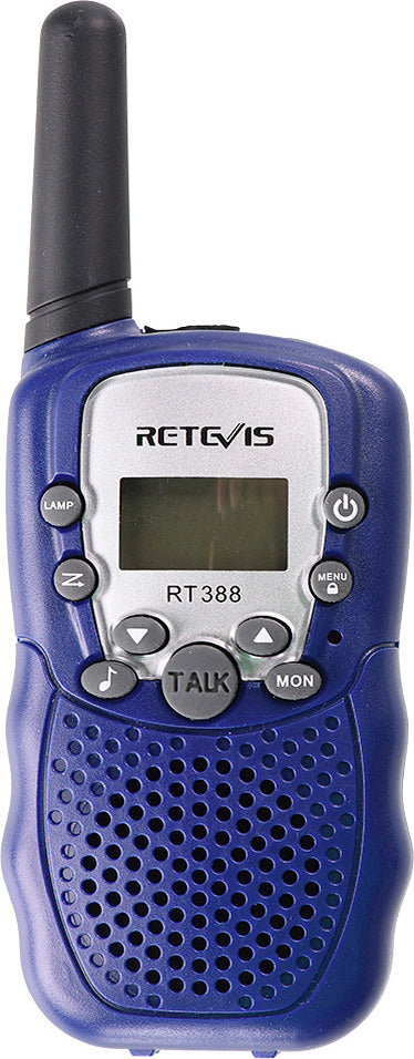 Retevis RT388 2 pcs Kids Walkie Talkies with Flashlight - Dark Blue