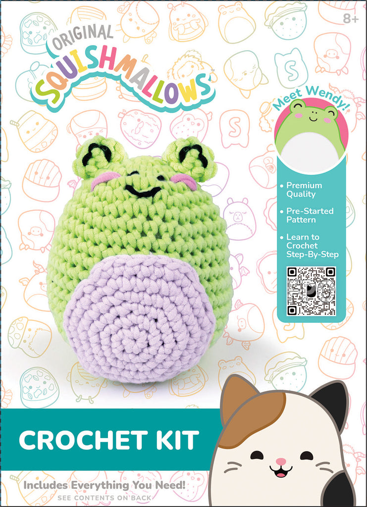 Squishmallow Crochet Kit Wendy Frog