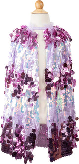 Great Pretenders The 5th Avenue Purple Pailette Cape, size 4/6