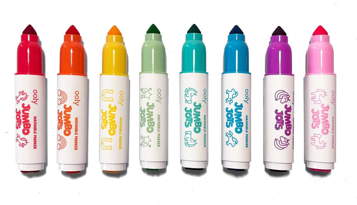 Jumbo Jots 8 Dual Tip Unicorn Markers