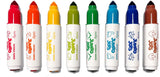 Jumbo Jots 8 Dual Tip Dinosaur Markers