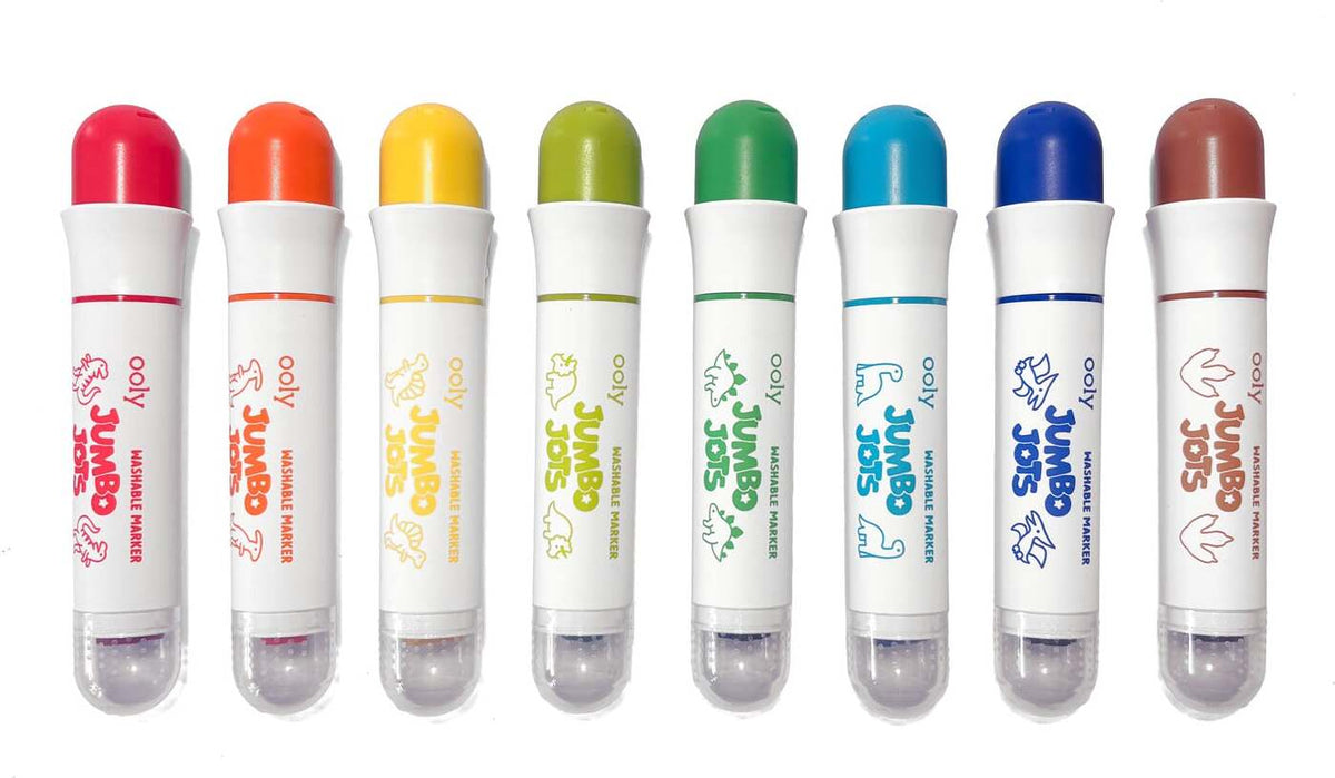 Jumbo Jots 8 Dual Tip Dinosaur Markers