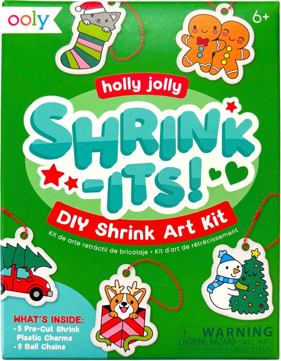 Holly Jolly Shrink-Its DIY Shrink Art Kit