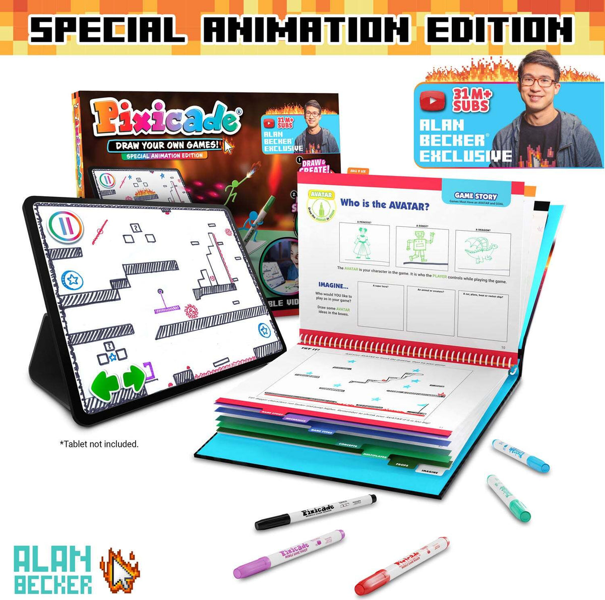 Pixicade Special Animation Edition - Alan Becker