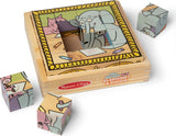 Mo Willems' Elephant & Piggie Wooden Cube Puzzle