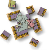 Mo Willems' Elephant & Piggie Wooden Cube Puzzle