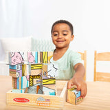 Mo Willems' Elephant & Piggie Wooden Cube Puzzle