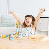 Mo Willems' Elephant & Piggie Wooden Cube Puzzle