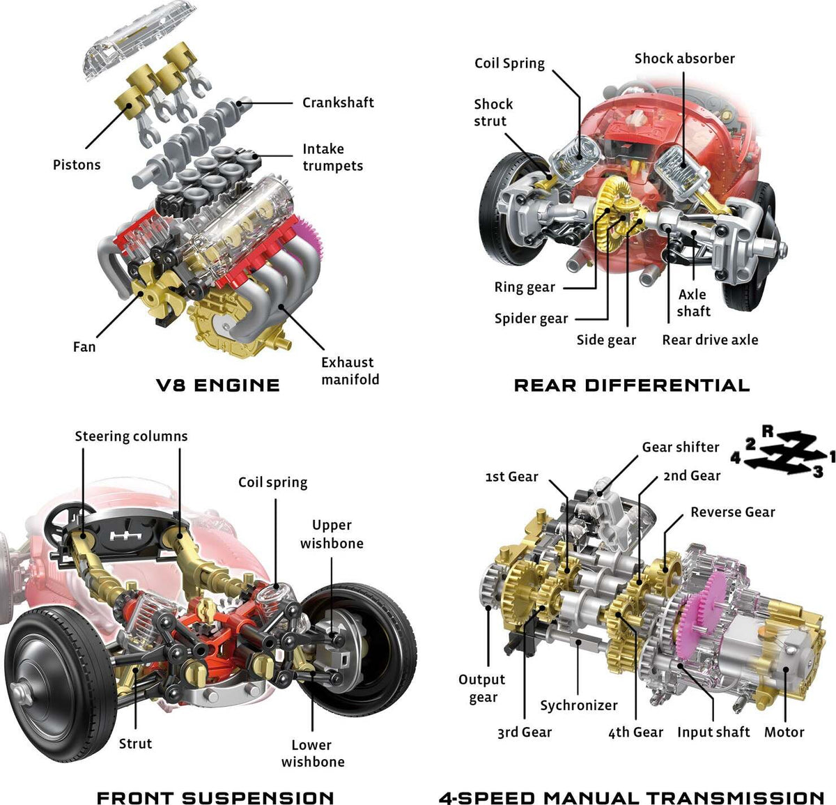 Thames & Kosmos V8 Race Car