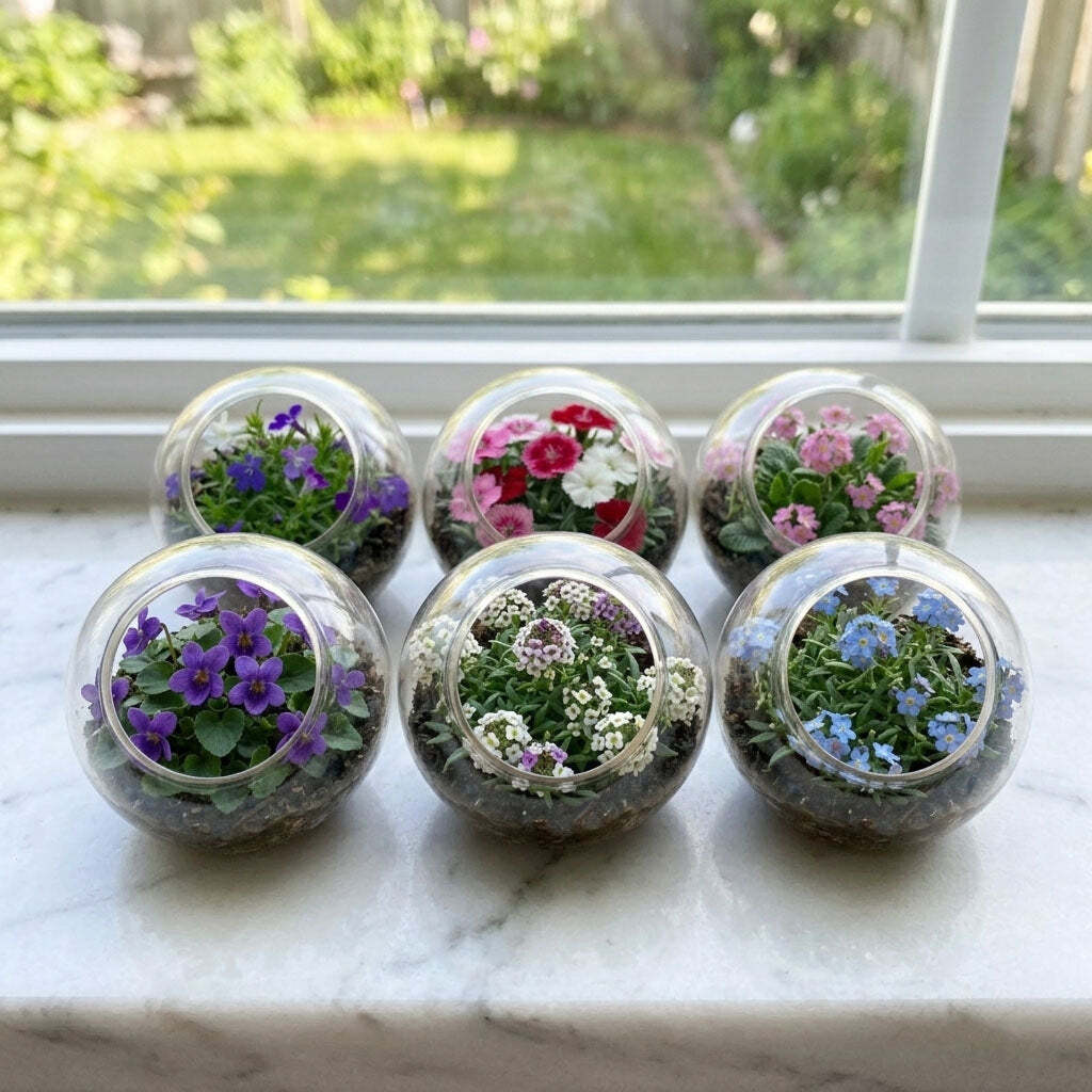 Tiny Terrarium Flowers