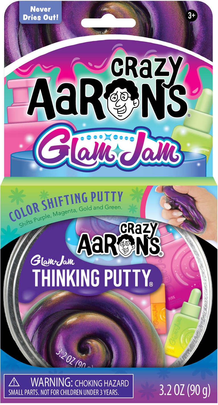 Crazy Aaron's Color Shifting Glam Jam Thinking Putty