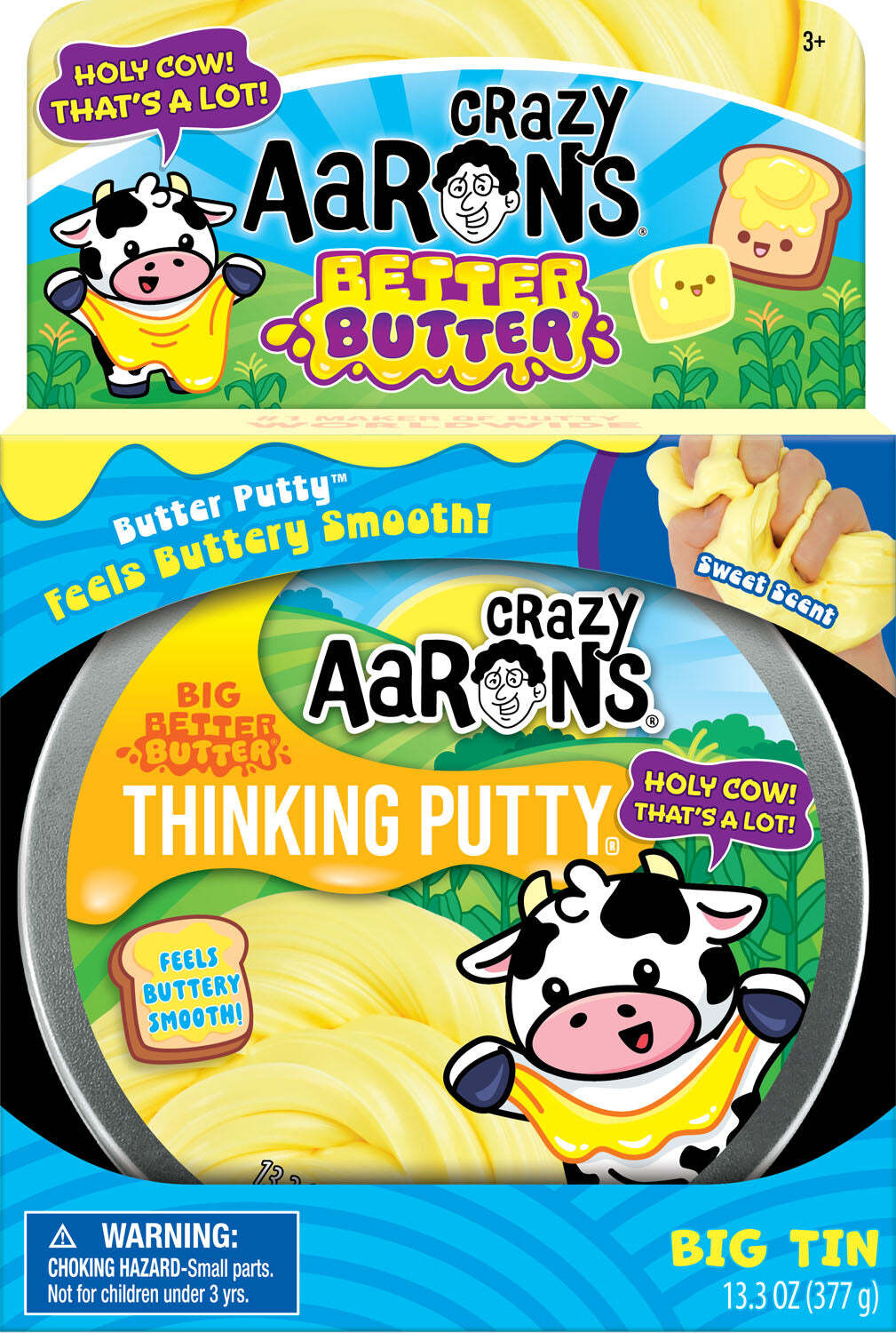 Crazy Aaron's BIG Better Butter Thinking Putty - BIG Tin