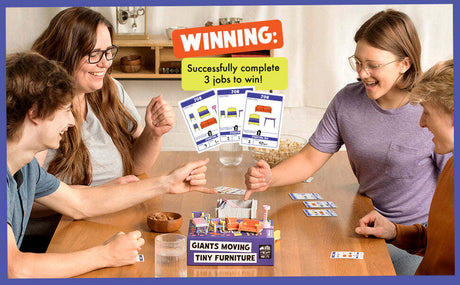 Giants Moving Tiny Furniture Party Game