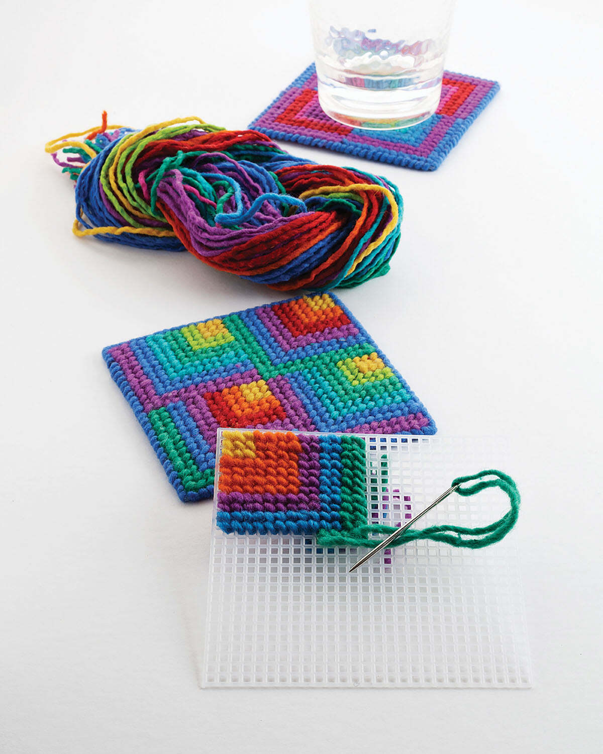 Discover Needlepoint Coaster Kit