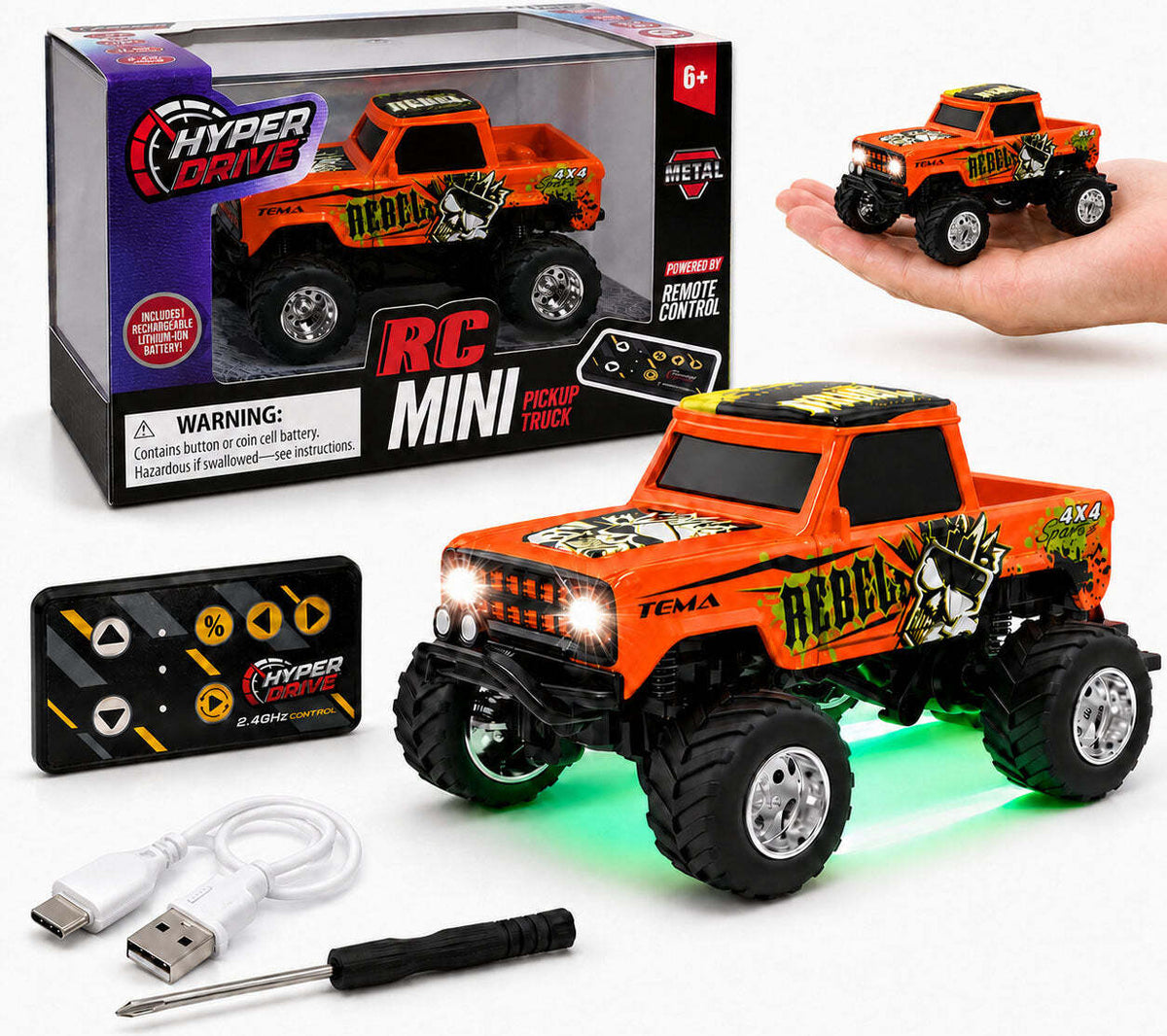 Hyper Drive Mini RC Retro Truck