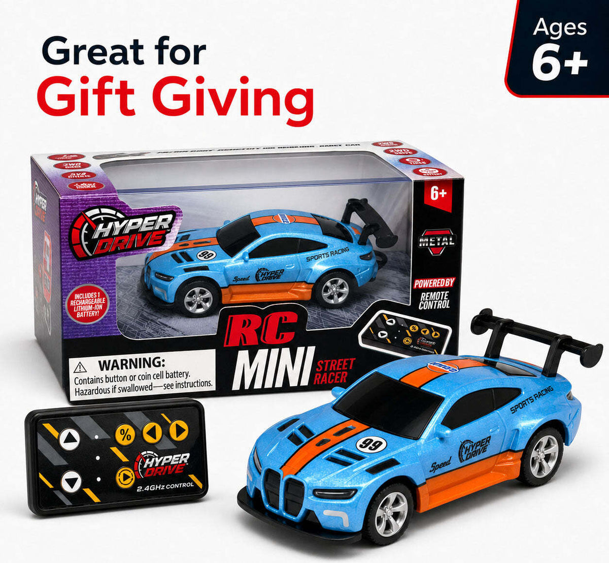 Hyper Drive Mini RC Race Car