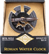 True Genius Roman Water Clock Metal Puzzle