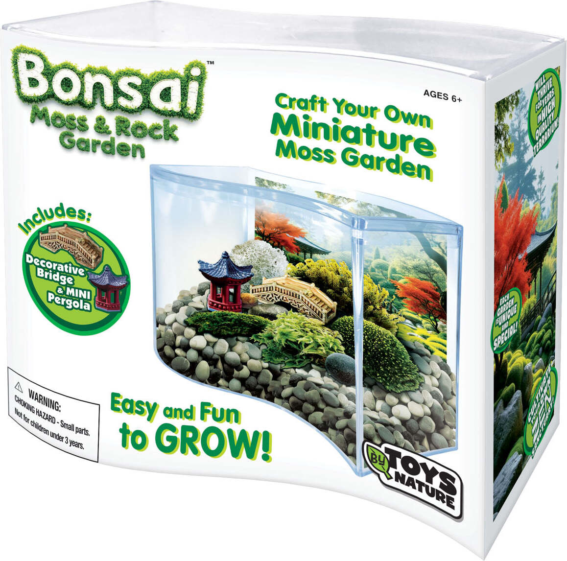 Bonsai Moss & Rock Garden Terrarium