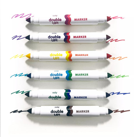 Double Up! Double-Ended Markers - 6 pk