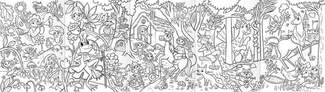 Double-Sided Colored Pencils with Mini Mural - Magical Creatures