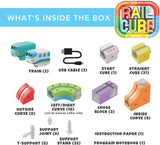 Rail Cube Magnetic Monorail Deluxe Block Set