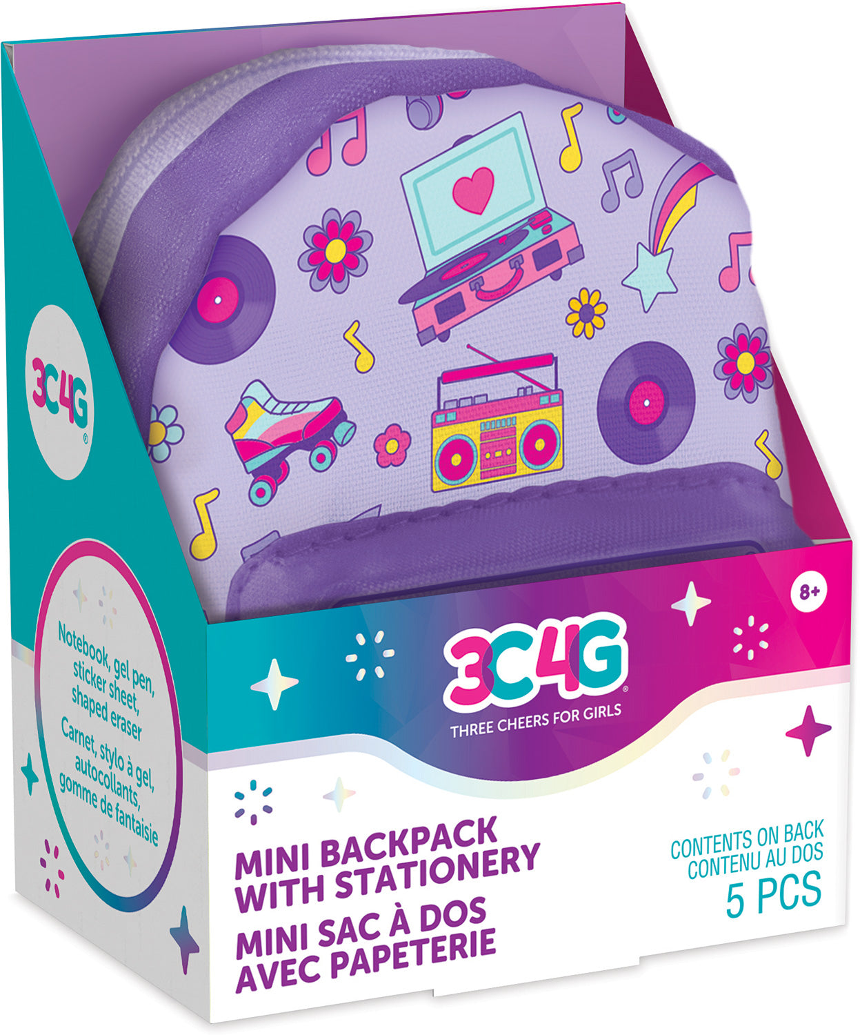 Retro Gamer Mini Backpack with Stationery Asst – Turner Toys Retro Gamer Mini Backpack with Stationery Asst – Turner Toys