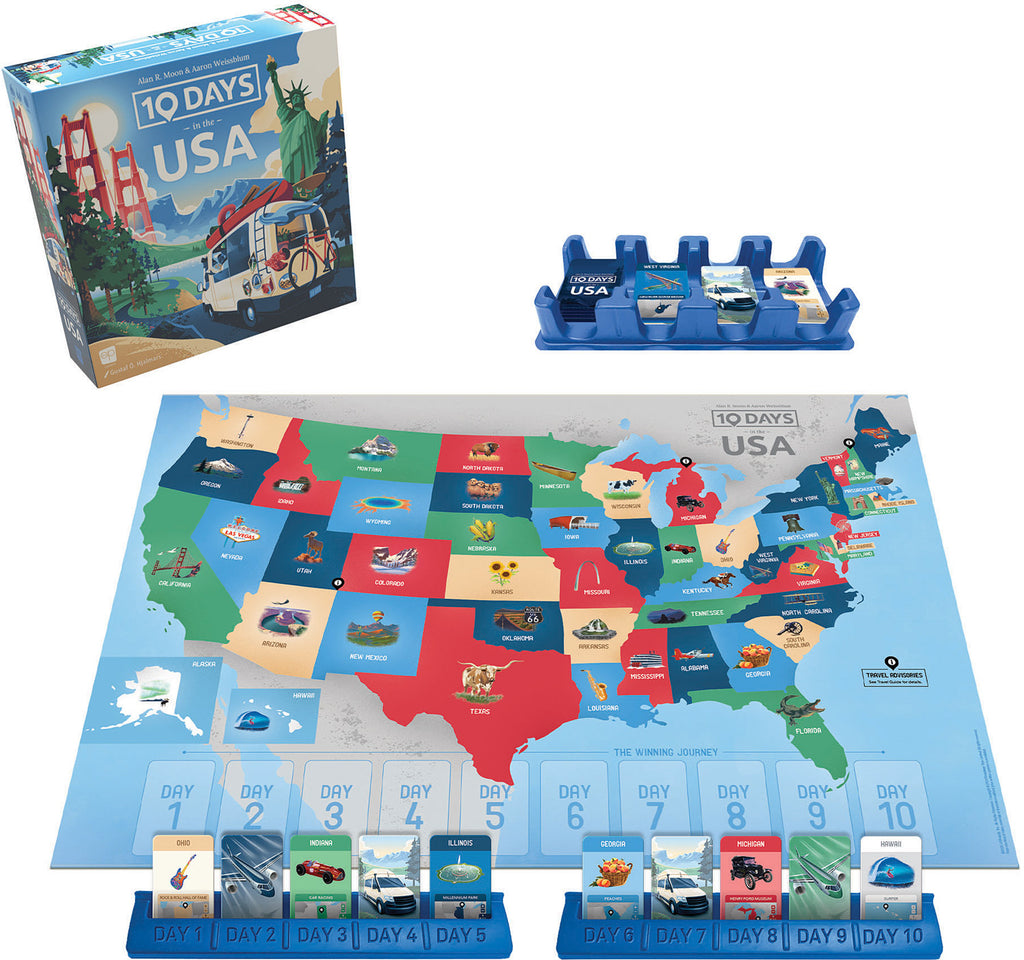 10 Days in the USA Board Game