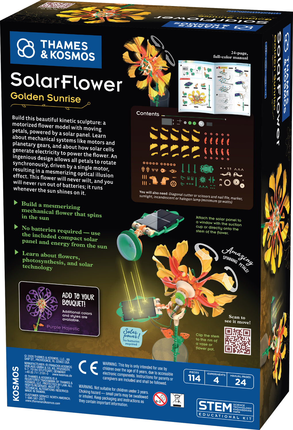 SolarFlower - Golden Sunrise