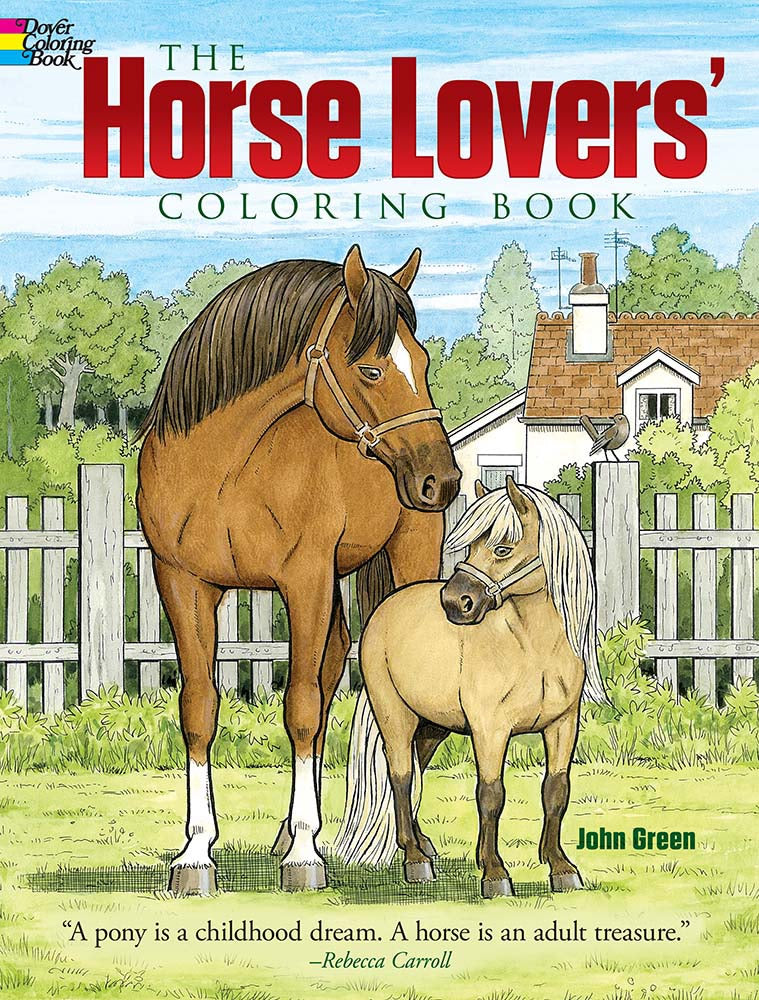 Horse Lovers Coloring Book