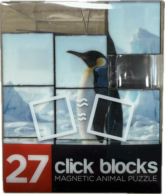 27 Piece Click Blocks Magnetic Animal Puzzle