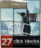 27 Piece Click Blocks Magnetic Animal Puzzle