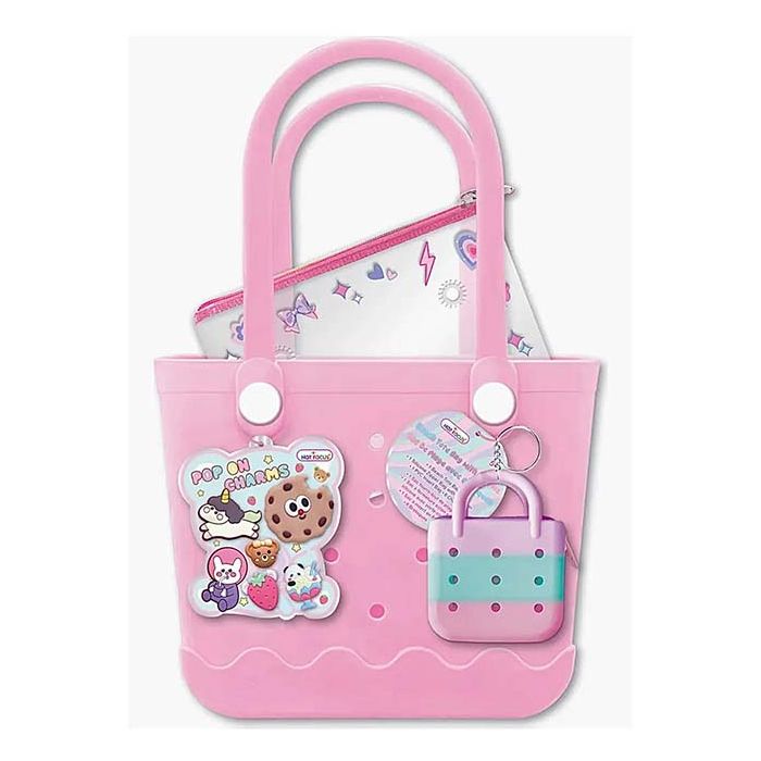 Beach Tote Bag with Charms, Critters