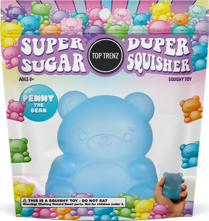 Super Duper Sugar Squisher - Bear (assorted)