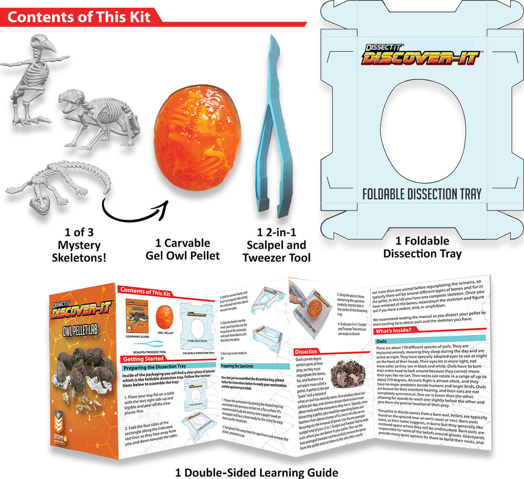 Dissect-It Discover-It Owl Pellet Lab