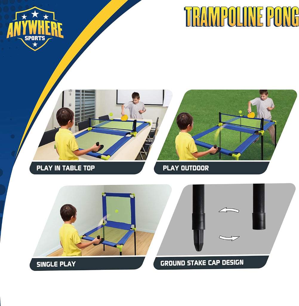 Trampoline Pong - Table Tennnis Set