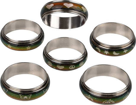 Classic Icons Spinner Mood Rings