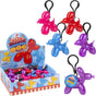 2.4" Stretchy Balloon Dog Clip on 24ct