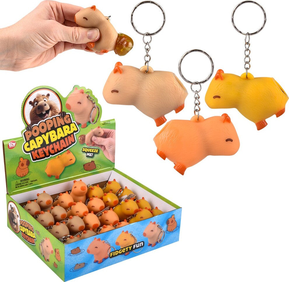 2" Pooping Capybara Keychain