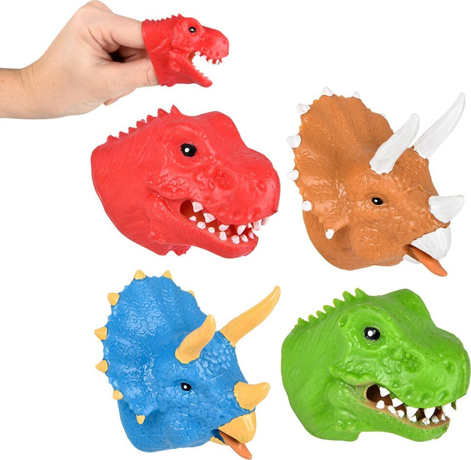 2" Stretchy Dinosaur Finger Puppet (assortment - sold individually)