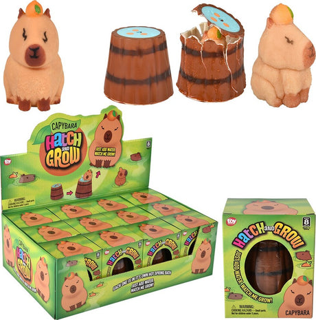 Small Hatch and Grow Capybara Egg 2.5" (assorted)