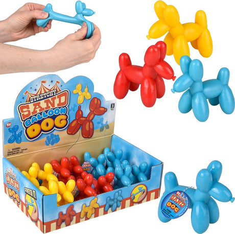 3.5" Stretchy and Sand Balloon Dog